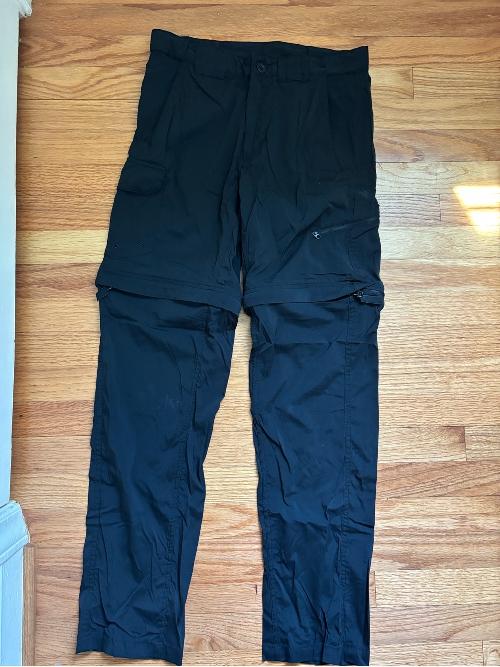 Magellan Men's Black Convertible Cargo Pants
